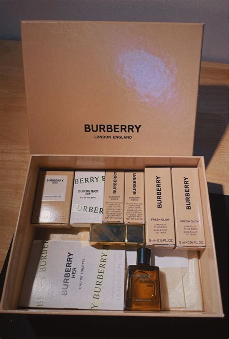 burberry for men sample set|my burberry sample.